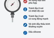 NHỮNG LƯU Ý KHI SỬ DỤNG DẦU SILICONE CHO ĐỒNG HỒ ÁP SUẤT