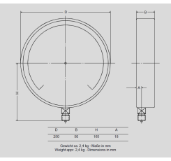 TEST GAUGE SCHMIERER MODEL F250