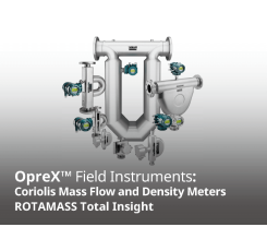 ROTAMASS Total Insight Coriolis Mass Flowmeter