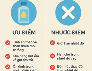 ƯU, NHƯỢC ĐIỂM CỦA DẦU GLYCERIN TRONG CÔNG NGHIỆP