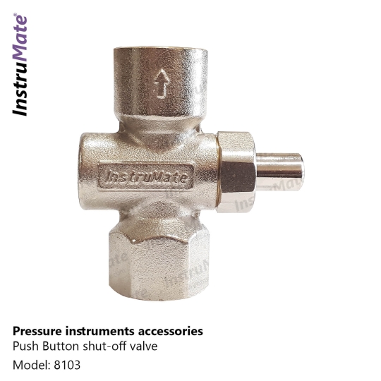 Push button shut-off valve Model 8103