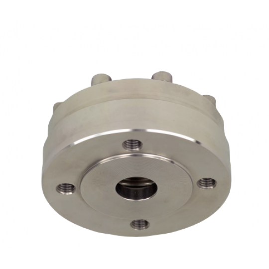 Diaphragm seal with flange connection With internal diaphragm, threaded design WIKA 990.41