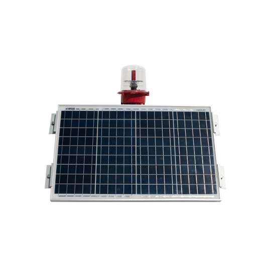 ACWL_SOLAR04 - Solar Powered Low Intensity Red Obstruction Light – ICAO Type A/Type B