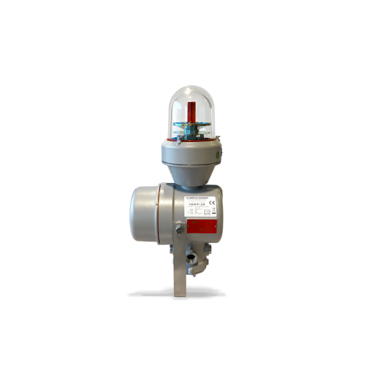 LIOLA-E1_22D, LIOLA-E1_23D - Double (Main + Stand-By) Obstruction Light for Explosion Proof, Low Intensity Type A