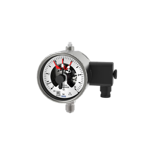 ĐỒNG HỒ ĐO ÁP SUẤT CÓ TIẾP ĐIỂM ĐIỆN WIKA PGS26.100