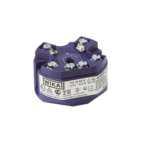 WIKA Digital temperature transmitter Model T32.xS